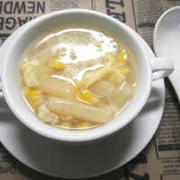 White Asparagus Corn Soup