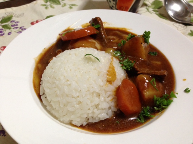 Demi Glace based beef stew